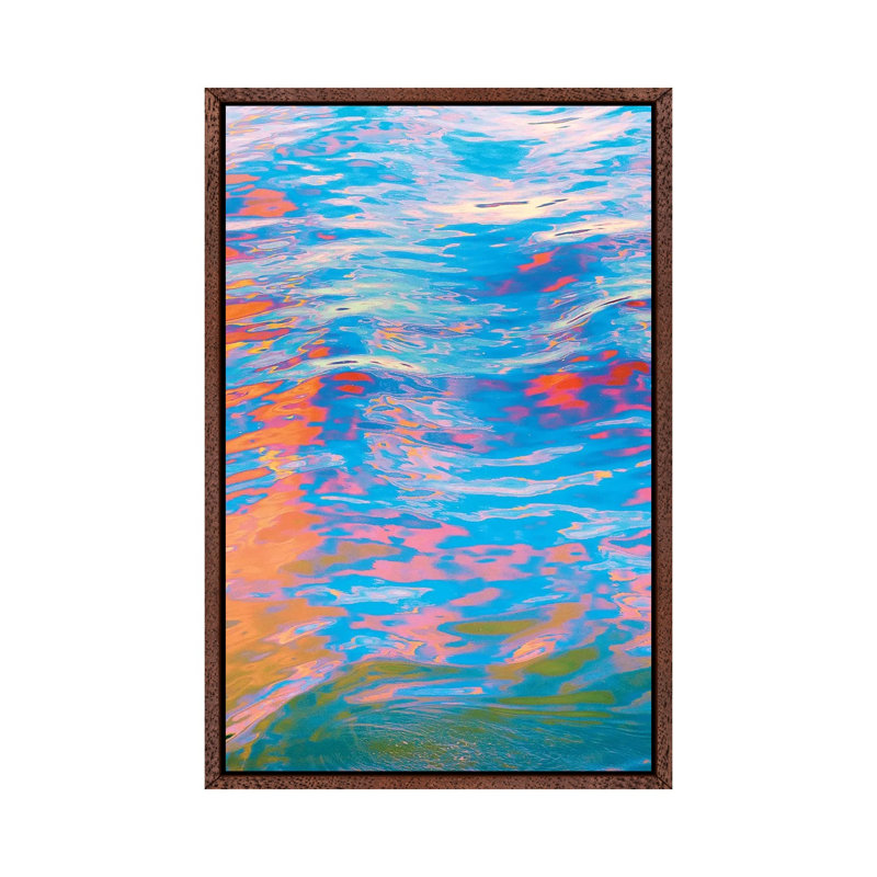 Ink Motions by Nathan Head - Print on Canvas, Classic Brown Wood Framed, 66.04cm H x 45.72cm W x 3.81cm D
