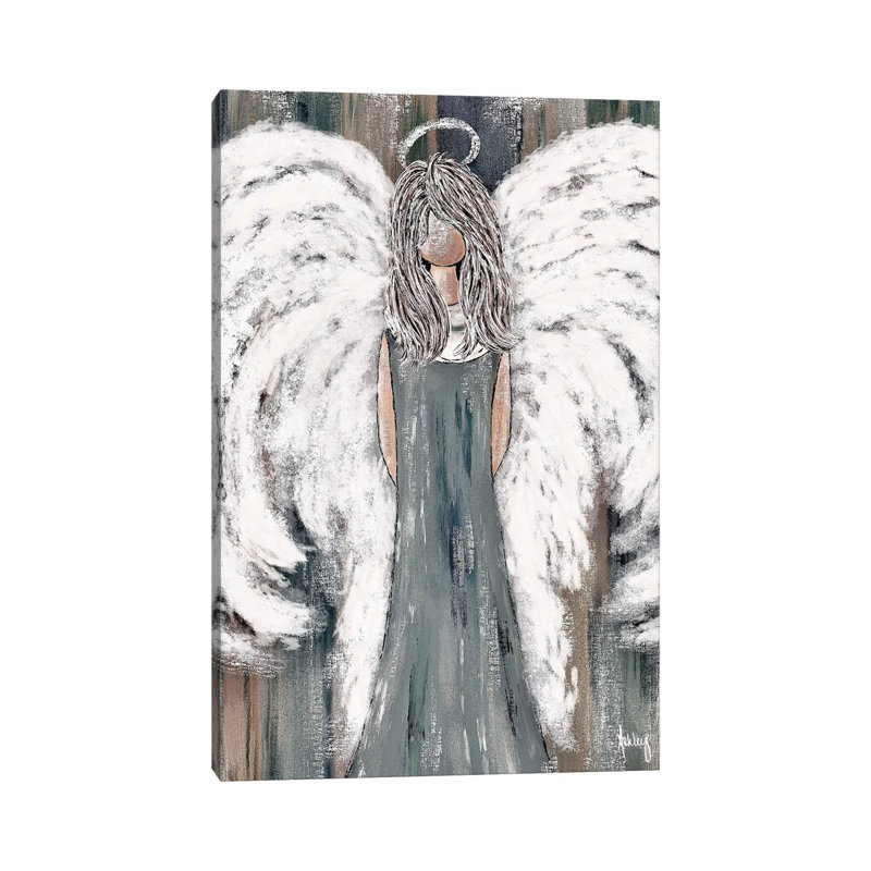 «Farmhouse Guardian Angel II», reproduction d'art sur toile encadrée, Toile tendue, Ne s’applique pas, H 18 po x l 12 po