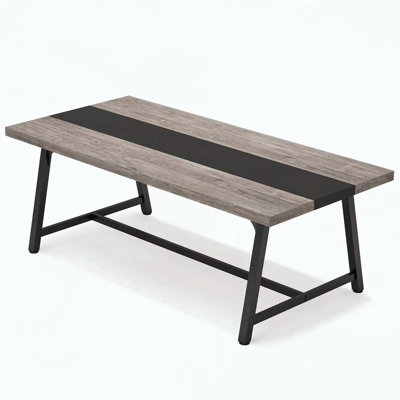 Table de conférence spacieuse au design moderne