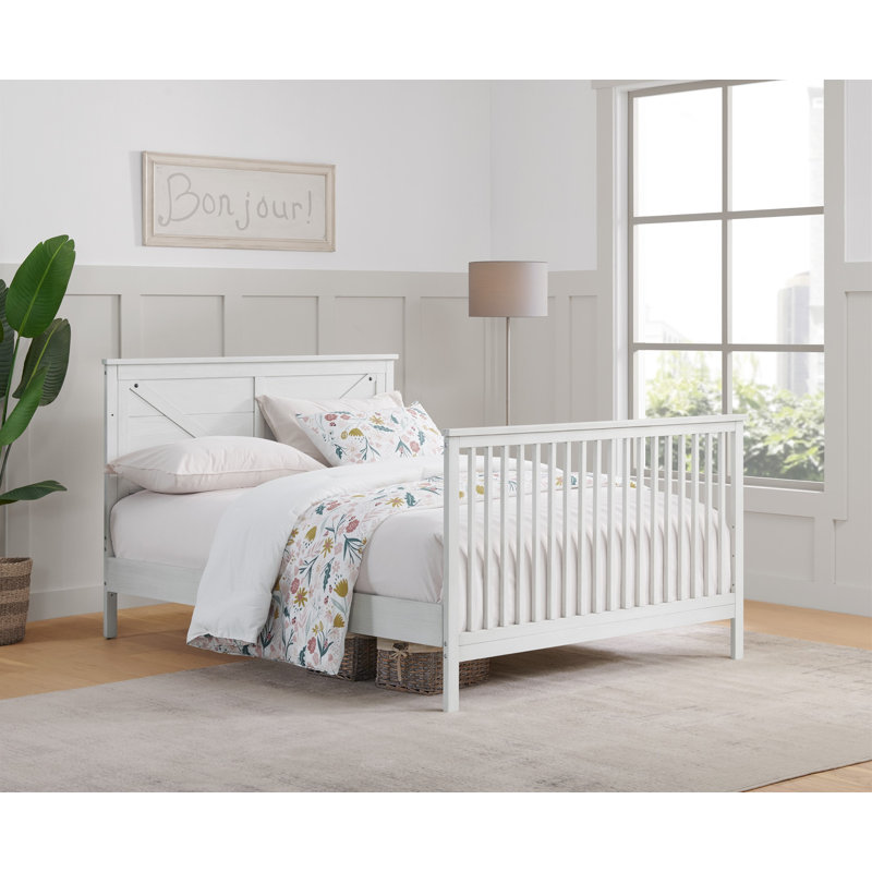 Montauk 4 In 1 Crib, Barn White