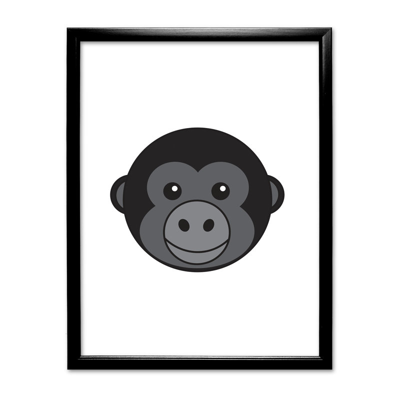 Single Picture Frame Print, Black