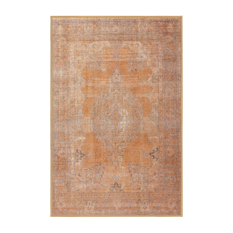 Tapis oriental orange, Rectangle 7 pi x 10 pi