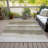 Machine Washable Indoor/Outdoor Arline ACN2169 Striped Rug-717364489