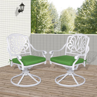 Lenoir Premium All-Weather Wicker Outdoor Dining Armchair with Cushion