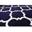 Tapis bleu marine à motif géométrique Mccampbell-28997950