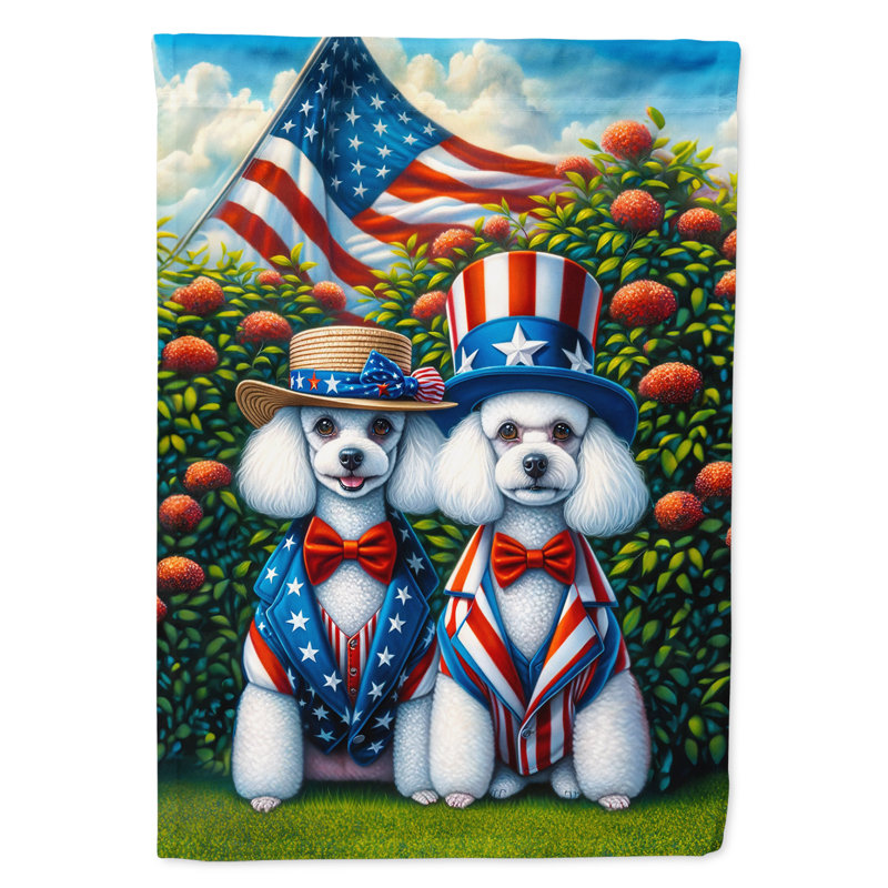 Drapeau «All American House», Caniche blanc