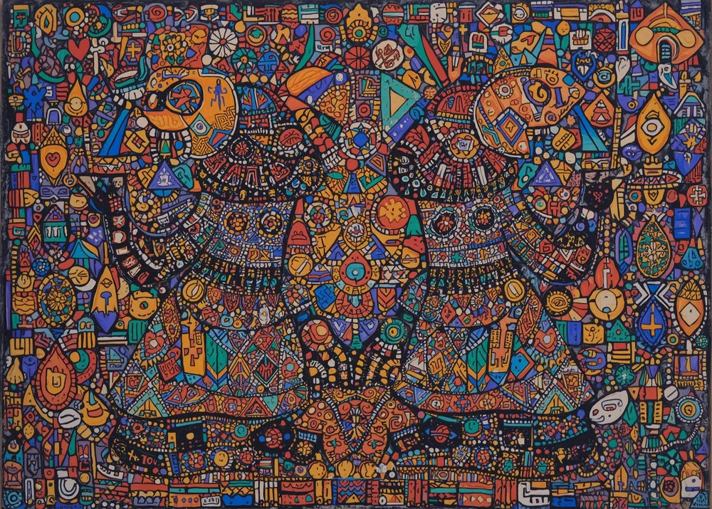 Robert Allen Chromatic Labyrinth | Perigold