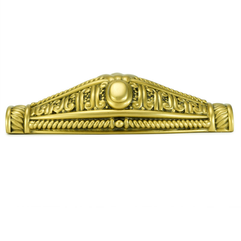 AMERICANA BIN PULL IN FLORENTINE GOLD PLATE