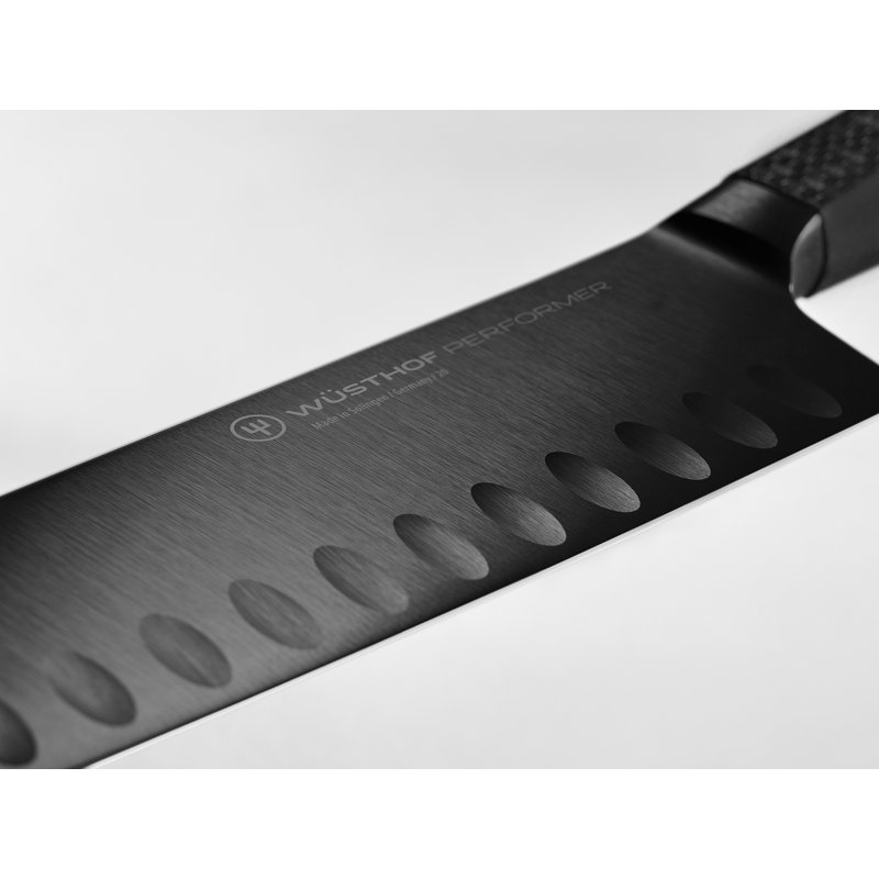 Performer 6.69" Hollow Edge Santoku Knife