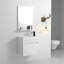 Ensemble de meuble-lavabo mural simple 18 po Leangelo-718586861