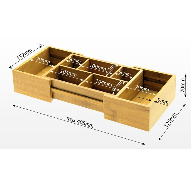 Delay Wood Stackable Desk Organiser