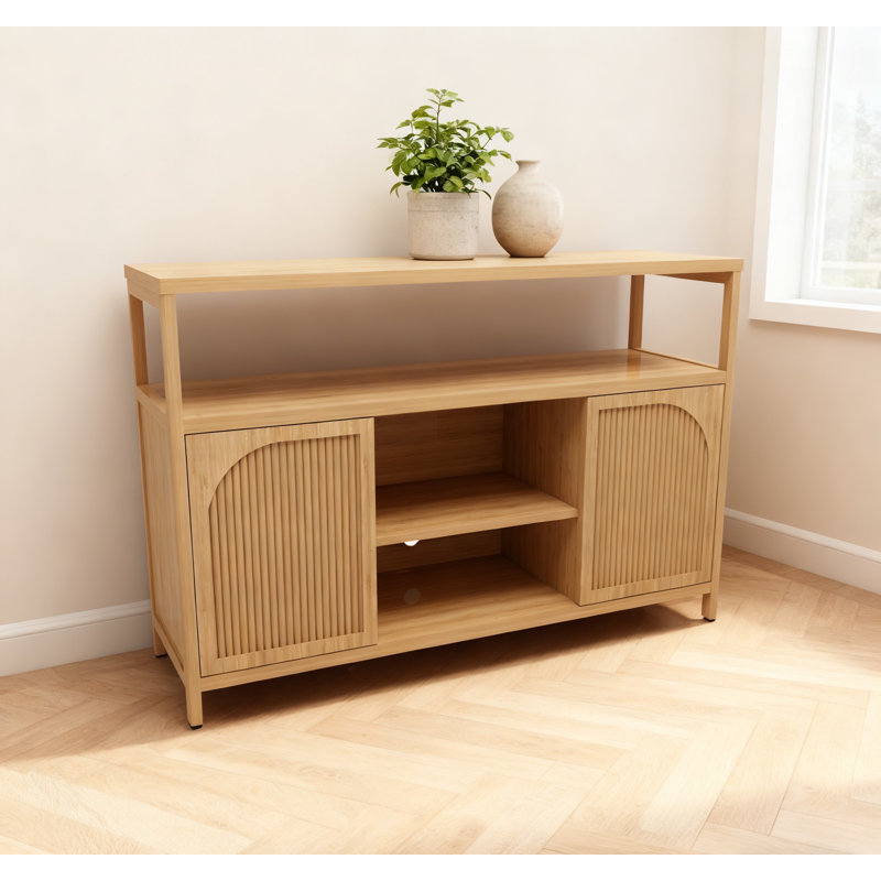 Buffet en bambou, naturel
