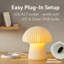 Lampe de table en résine et champignon, compatible avec les ampoules DEL et RVB-419830101
