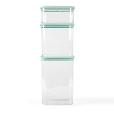 Martha Stewart 6-Piece Glass Storage Containerswith Lids 