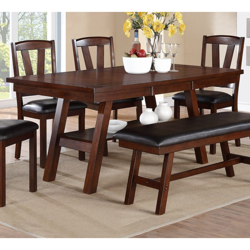 Table de salle à manger rectangulaire, H 30 po x L 60 po x l 40 po