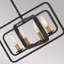 Quitman 4 - Light Buckeye Bronze Geometric Pendant