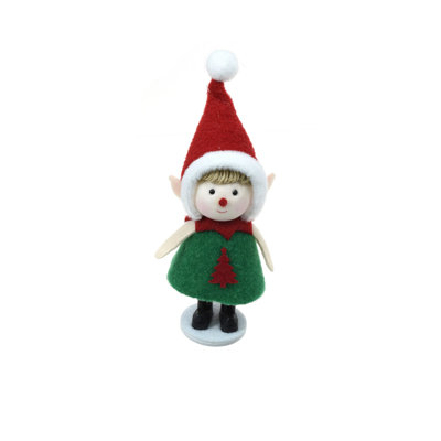 6'' Handmade Fabric Shatterproof Hanging Figurine Ornament