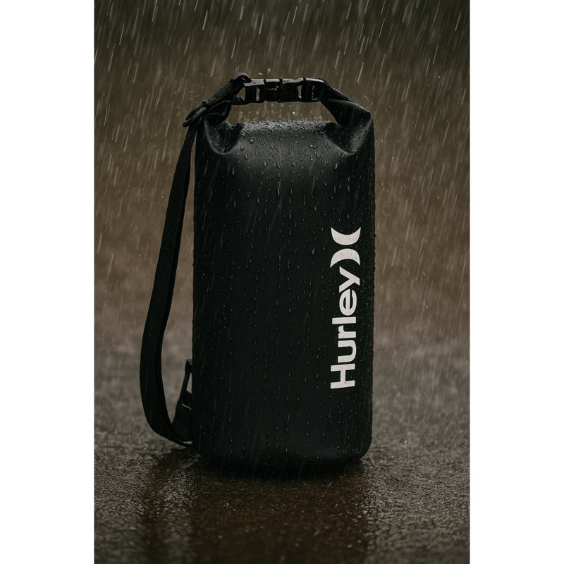 Sac à linge noir imperméable 30L Hurley