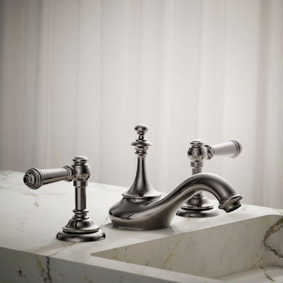 Artifacts® Widespread Faucet Bathroom Sink with Drain Assembly