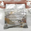 Abstract Geometry Bedding Art Comforter Mid Century Modern