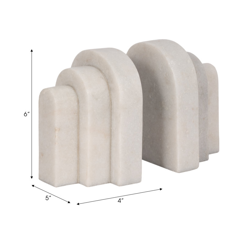 Layered Arches Bookends