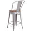 Tabouret de salle à manger en métal Margherite-466744691-460918466