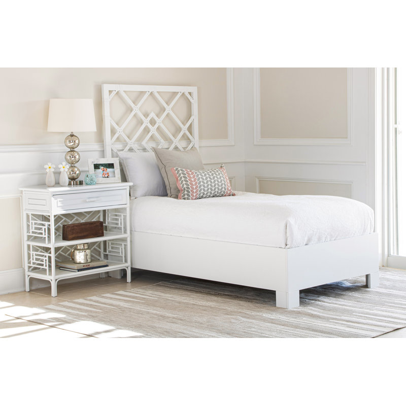 Darien Open-Frame Headboard, Twin, White