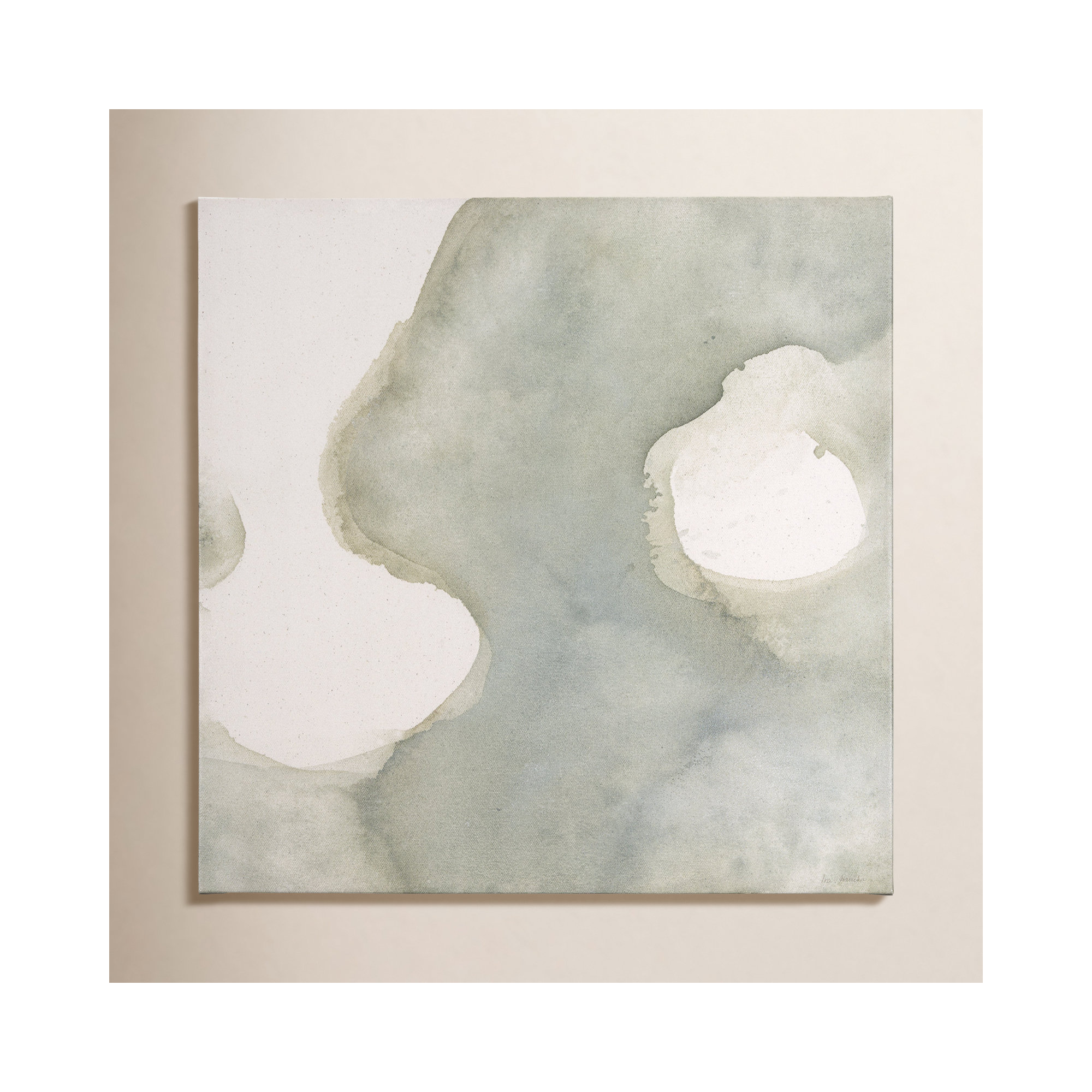 Solitude by Ira Havuka a Hand Embelished Textured Canvas, Wrapped Canvas, No Mat, 30" H x 30" W x 1.5" D