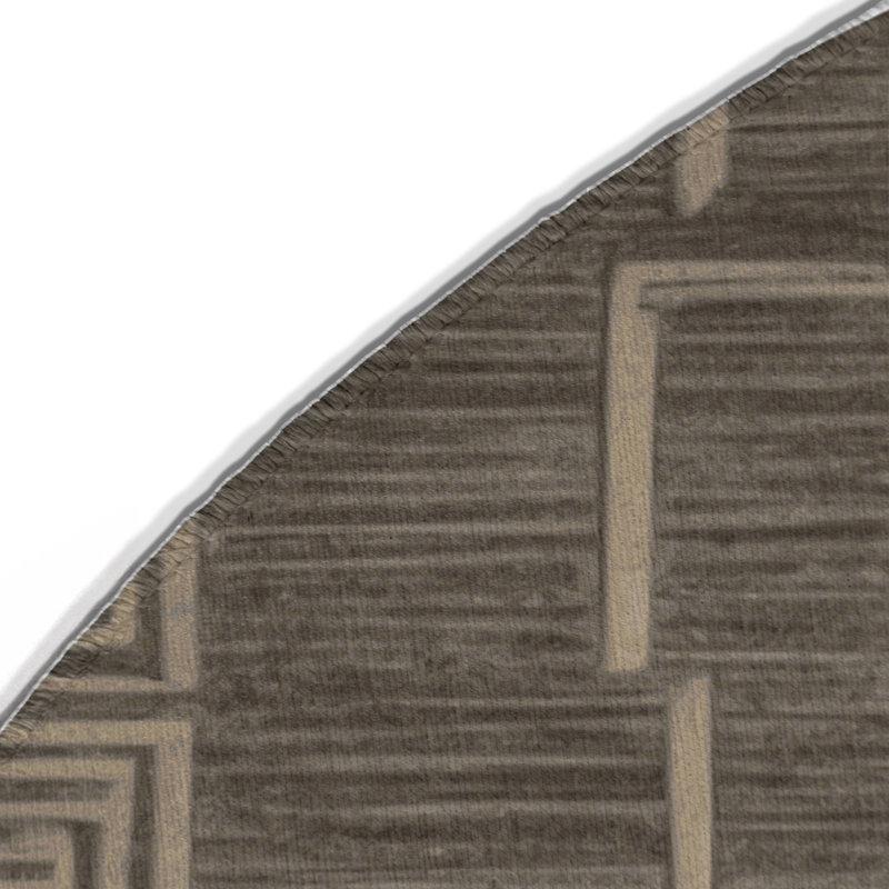 Tapis intérieur et extérieur ArtDeco, Rond 5 pi