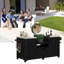 Îlot de cuisine d'extérieur K&K pour barbecue en bois massif 66,5 po-114814595