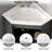 16'' Corner Single Bathroom Vanity Set With Sink Top