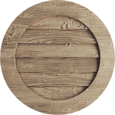 Évent rond en similibois Timberthane
