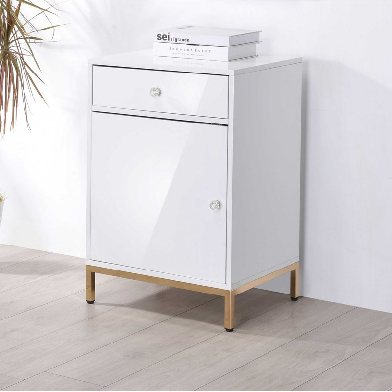 Commode combinée 1 tiroir en bois Summerlin