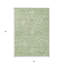Tapis intérieur / extérieur lavable et artichaut 5 pi x 8 pi vert et ivoire