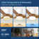 42 In. Smart Indoor Wood  Ceiling Fan With 3-colours Led Light And Dimmer And Dc Reversible And App/wall Switch/remote
