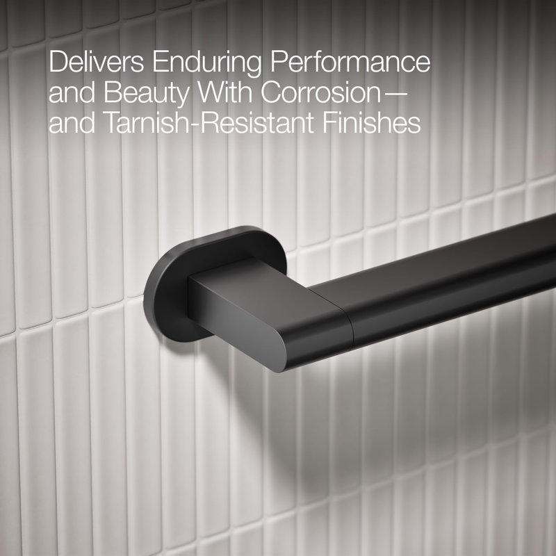 Belay Grab Bar, 1.75" H x 36" L, Matte Black
