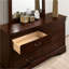 Mobilier de chambre à coucher classique à 2 tiroirs de style Louis Philippe-1387758304