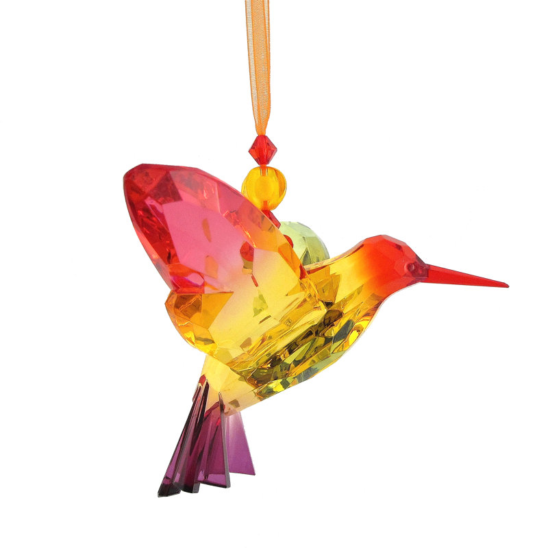 Colibris suspendus en acrylique à cinq tons Laury