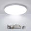 White Minimalist Waterproof Modern Round LED Flush Mount Ceiling Light