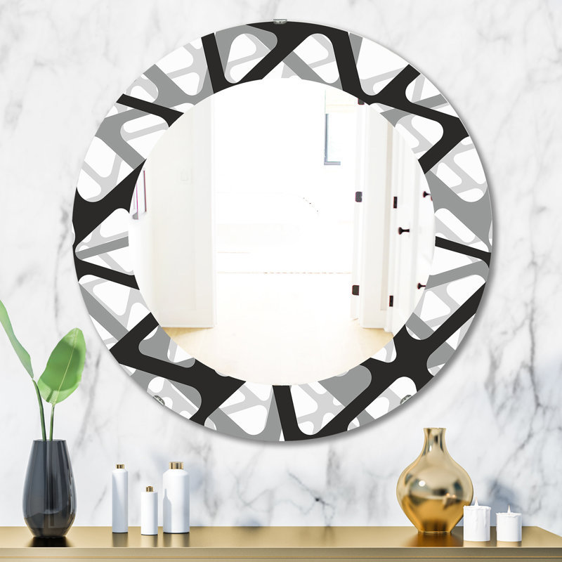 Miroir mural Mid-Century, H 31,5 po x l 23,7 po