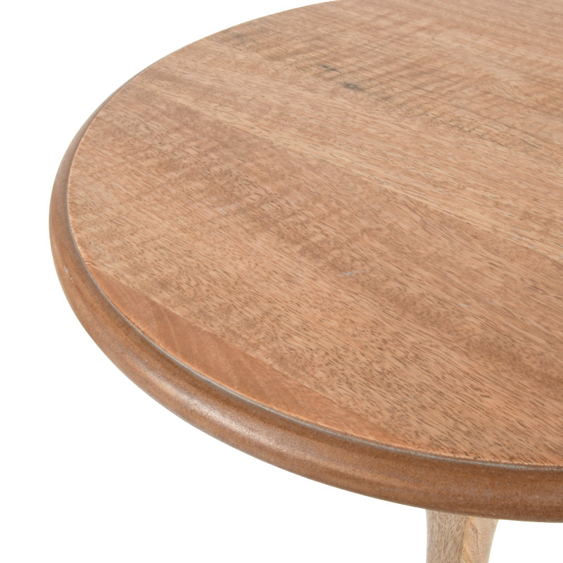  Table d'appoint ronde simplifiée 24 po x 15 po x 15 po Simplifier, Naturel