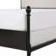Fawnda Metal Four Poster Bed with Upholstered Headboard-140565184