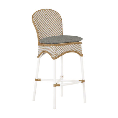 Savoy Aluminum Outdoor 30'' Bar Stool with Cushion
