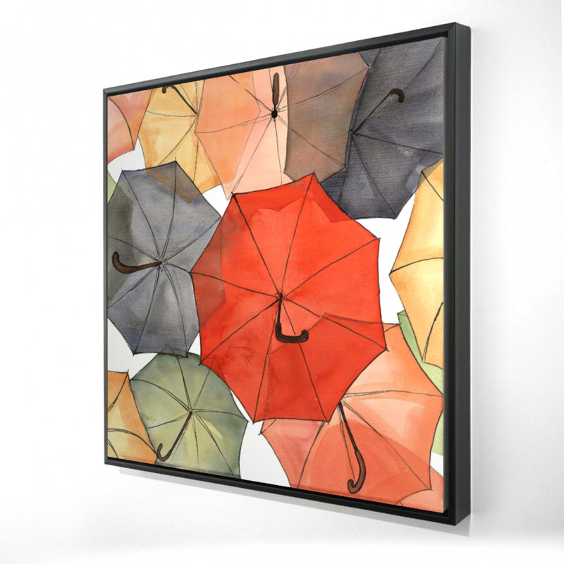 «The Umbrellas Of Petit Champlain» sur toile