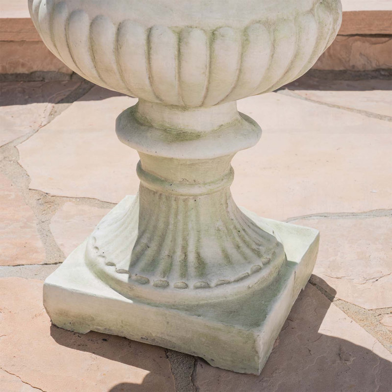 Urne de jardin légère en béton MGO, durable et élégante pour la décoration extérieure