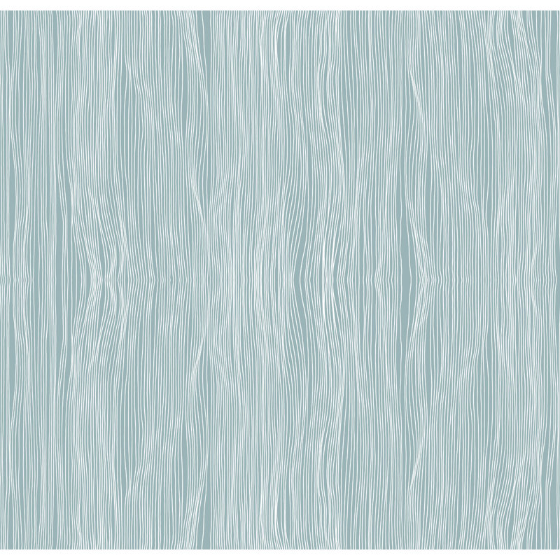 Rouleau de papier peint L 24 pi x l 25 po Wave, Bleu léger