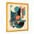 Impression dorée sur toile encadrée