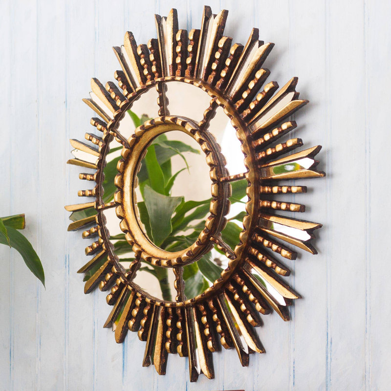 Miroir d'appoint mural Bungalow Rose Light of Hope