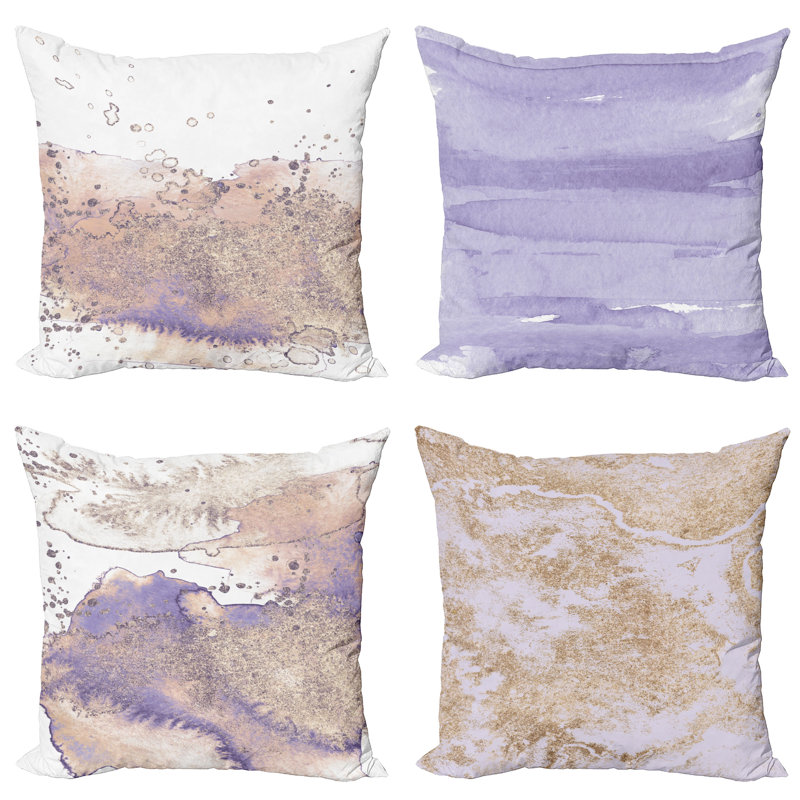 Housse de coussin Moncalieri, 12 po x 12 po, Beige / bleu clair