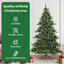 Artificial Hinged Christmas Tree with 300 LEDs-880321647-880321636